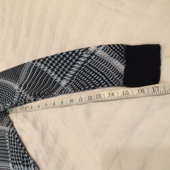 New York & Company Light Blue/Black/White Cardigan - Picture 5 of 6